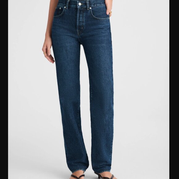 Madewell NWT Longline Straight Jeans Size 28 - Picture 1 of 3